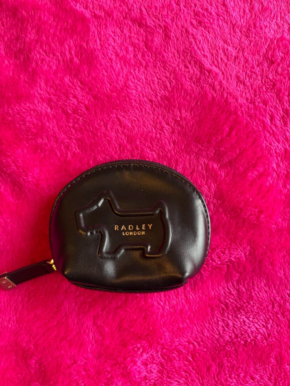 RADLEY LONDON Black Leather Coin Pouch